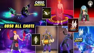 Naruto Chapter 2 Preview Free Fire || OB50 Update 🥵 All Emotes || Free Fire 🇮🇳 Max