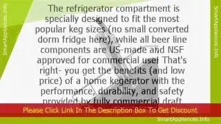 Beer Dispenser Kegerator Refrigerator EdgeStar
