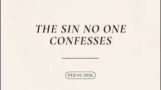 The Sin No One Confesses | Proverbs 6:6-11 | Minister David Oluwadara