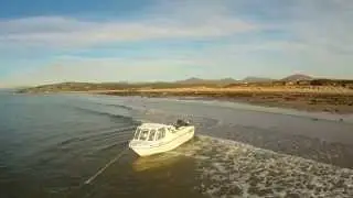 Shell Island North Wales from the Yuneec Q500