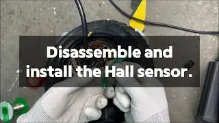 How to disassemble and install the Hall sensor？