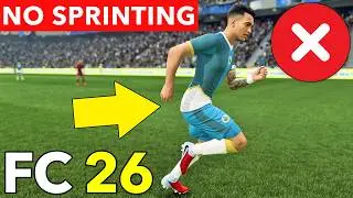 Can You Win a Match Without Sprinting in FC 26? 🤔