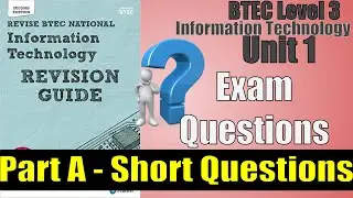 BTEC Уровень 3 ИТ - Модуль 1 - P36 - Часть A. Короткие вопросы - Цифровые устройства