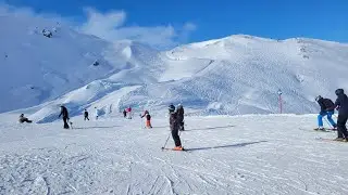 Ifen, Austria downhill on blue track