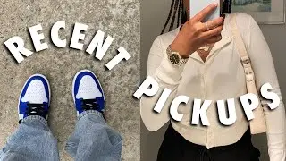 RECENT FASHION PICKUPS AND OCTOBER FAVOURITES | ARITZIA, OVO, DIME, AIR JORDAN 1 LOW GAME ROYAL