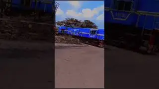 train near thermal power plant in vizag steel plant #steelplant #vizag #train #ytshorts #trending