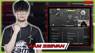 Best Settings Sensitivity PUBG MOBILE 2.4ㅣNew Sensitivity And Control 4AM 33SVANㅣ4 Finger + Gyro