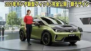 2026年フィット5解説：新型エクステリア、燃費性能、走行力を徹底解説! 