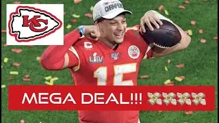 Patrick Mahomes Signed a 10 year Mega Deal!!