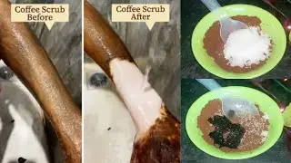 Homemade Body Scrub Recipe for Sun Tan Removal | DIY Scrub for Glowing Face & Body | Body Polishing