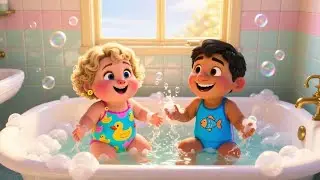 Bathtime Song for Toddlers 🛁🎶 | Fun Daily Routine & Nursery Rhyme | Songs for Kids & Preschoolers