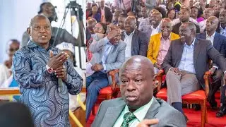WEWE NI RAIS WANGU & IM STILL A MEMBER OF UDA! Nyeri Gov.Kahiga trashes Gachagua infront of Ruto