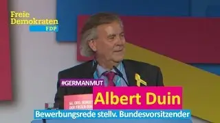 Vorstellungsrede Albert Duin