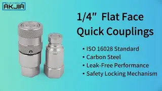 The 1/4&Prime; Flat Face Quick Couplings