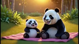 Chubby pandas go munch munch munch | Nursery Rhyme | Kids Songs | Baby Music