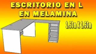 Fabricación de Escritorio en Forma de L con Melamina