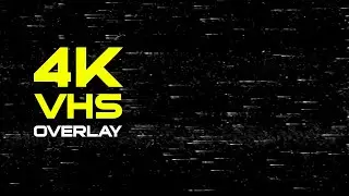 Free 4K VHS Glitch Overlay #2