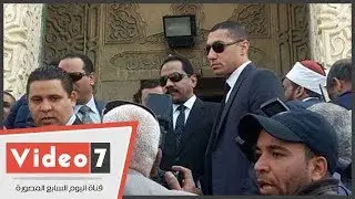 مدير أمن الإسكندرية يصل الجنازة العسكرية لشهيدى حادث محاولة الاغتيال