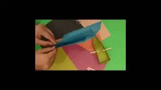 Origami. Making a boat and paddle in 6 minutes.   ساخت قایق و پارو در 6 دقیقه .کاردستی