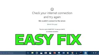 How To Fix Error Please Check Your Network Connection In Windows