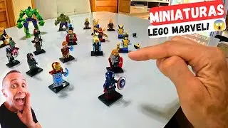 LEGO MARVEL - MINIATURAS - REALISTA - R$5 CADA - VALE A PENA!? 😱