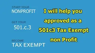 I can you applying for 501c3 tax-exempt status non profit