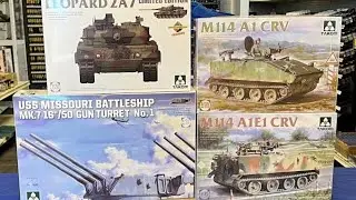 НОВЫЙ от Takom 1/72 USS Missouri 16-дюймовая орудийная башня, полугусеничный ход M114