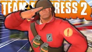 Trying Soldier for the FIRST Time in TF2 (NOT what I expected)