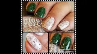Nail of the Day | Nine Zero Lacquer Stuffed and Cat in the Christmas Tree
