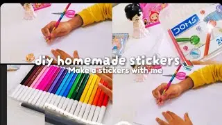 Diy Stickers | Kids easy craft | easy crafts 