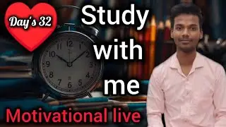 Day 32 ❤️ ||🙇STUDY with Live UPSC✍️ //ROOM STUDY#vlog#SSC#CGL⏳#RRB#NEET#Study🎯#upsc#motivational