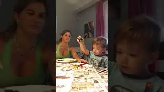 First fall art project with 2yearold