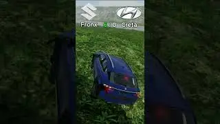 Maruti Fronx vs Hyundai Creta 💥- Durability Test in BeamNG.drive! #beamngdrive #trending