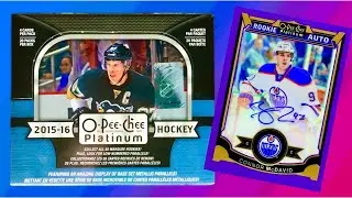 8 BOXES AND $4000 LATER.... 2015-16 O-Pee-Chee Platinum Hockey Hobby Box Break