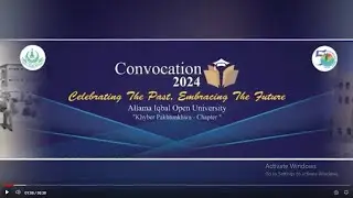 50 Years Golden Jubilee of AIOU | AIOU Convocation | Report on KPK Chapter | AIOU