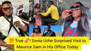 💯 True 💞❣️! Sonia Uche Pays Maurice Sam Surprised Visit Today in His Office #breakingnews #celebrity
