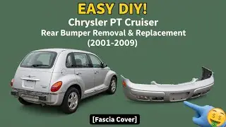EASY DIY! Chrysler PT Cruiser Rear Bumper Removal & Replacement (2001-2009) [Fascia Cover]
