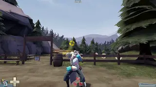 TF2 Unusual Showcase: Circling TF Logo Berliner's Bucket Helm