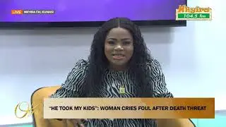 “He Took My Kids!” — Woman Cries Foul After Alleged Death Threat 😭⚠️