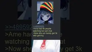 Schizos Hate Ame & Males #vtuber #nijisanjienglish #hololive #parrot4chan