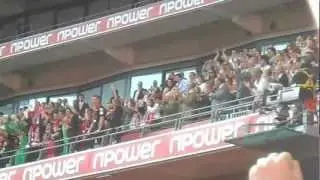 Crewe Alex Wembley lifting the cup