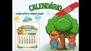 KIT DIGITAL / CALEND&Aacute;RIO DE SALA DE AULA / CAPIVARA