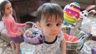 L.O.L. EASTER EGG HUNT AND BASKET UNBASKETING?!