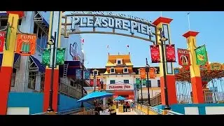 Pleasure Pier - Galveston, TX | Fisherman's Wharf Seafood Grill | Best Seafood Restaurants | Ep 4