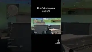 Mg42 warzone destroys #callofduty #warzone
