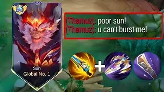 DAMAGE SUN EXP IN SOLO RANKED GAME!? TOTALLY INSANE!
