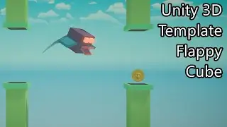 Unity Game Template - Flappy Cube