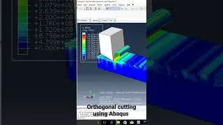 orthogonal cutting using Abaqus