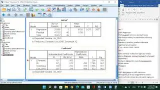 SPSS'te Çoklu Regresyon Analizi: Video 1