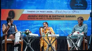 Films and Books - Jerry Pinto and Sathya Saran in conversation with Dr. Suhas Kulkarni at TLF